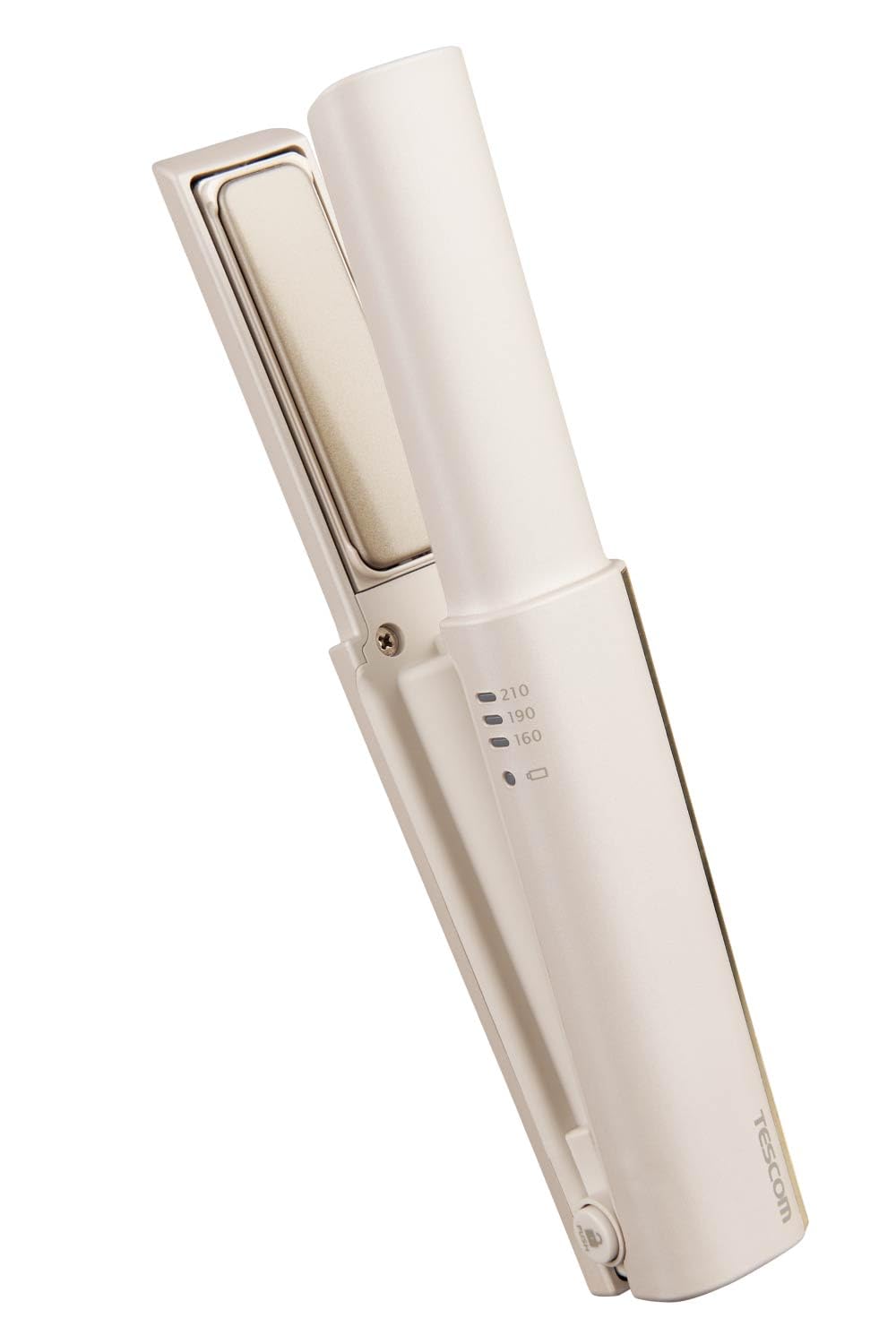 テスコム ヘアアイロン コードレスヘアアイロン USB充電式 コンパクト 17mm 海外対応 210℃/190℃/160℃ 自動OFF パールグレージュ TS510A-C 6,220円