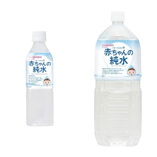 【セット買い】和光堂 ベビーのじかん 赤ちゃんの純水 500ml×24本 + 和光堂 ベビーのじかん 赤ちゃんの純水 [0か月頃から] 2L×6本 ベビーウォーター