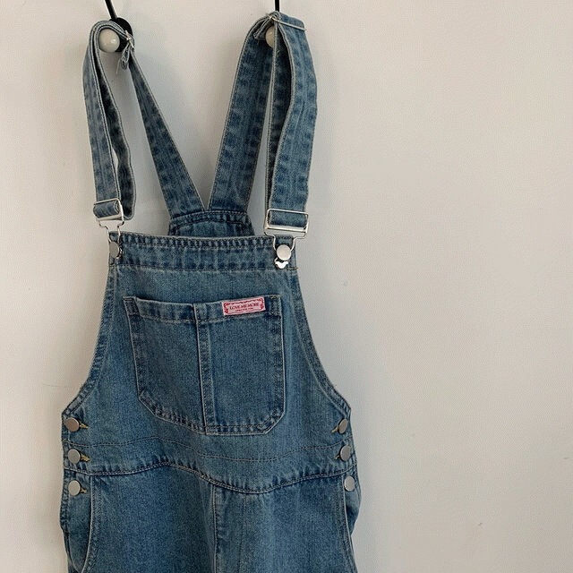 カーゴ ポケット オーバーロール サスペンダー パンツ - pt