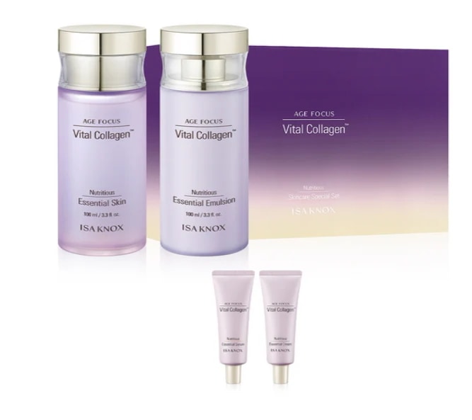 イザノックスエイジフォ カスバイタルコラ ゲンスキン100ml エマルジョン100ml セラム20ml クリ ム20mlセット