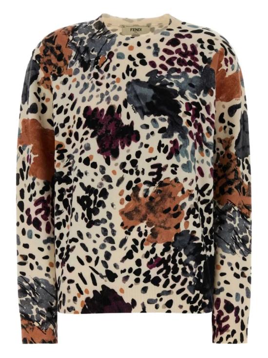 FENDI Women Sweater FZXE25 AYM4 F047E MULTICOLOR IVORY