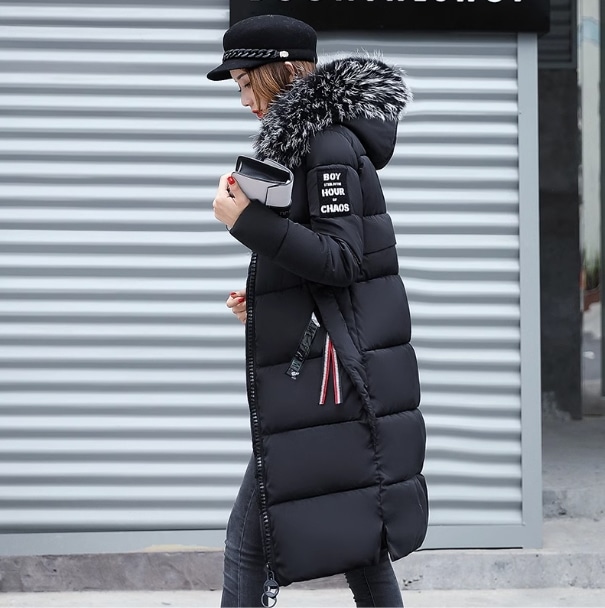 レディース コート ロングコート ダウンコート 長袖 ふっくら ファスナー ファー フェイクファー 中綿 ナイロン かわいい 大人可愛い きれいめ シンプル カジュアル おしゃれ こなれ感