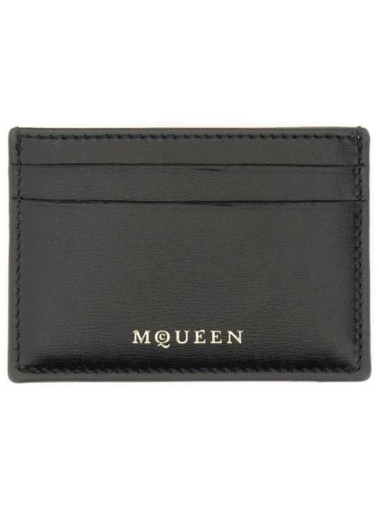 ALEXANDER MCQUEEN Women Wallet 836556 1MAAF1000 Black