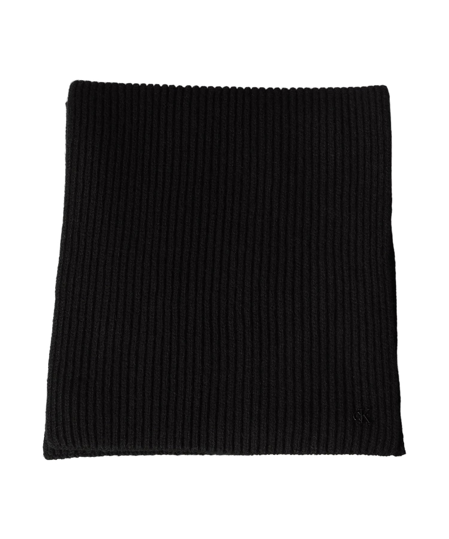 [カルバン クライン] マフラー - CKメタルロゴウールリブニットスカーフ 4D8056G 17,330円