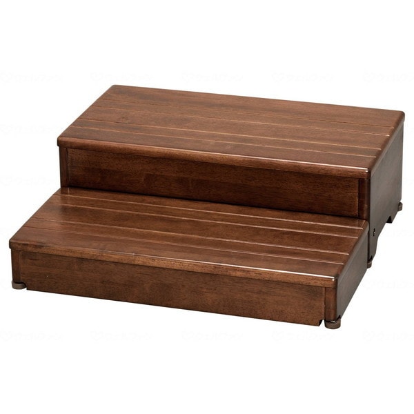 アロン化成 木製玄関台 60W-30-2段 ブラウン 535584 メーカー直送