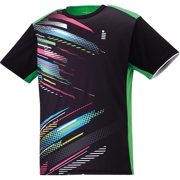 GOSEN ゴーセン ゲームシャツ ブラック 140 テニス ゲームシャツ T2400-39 半袖