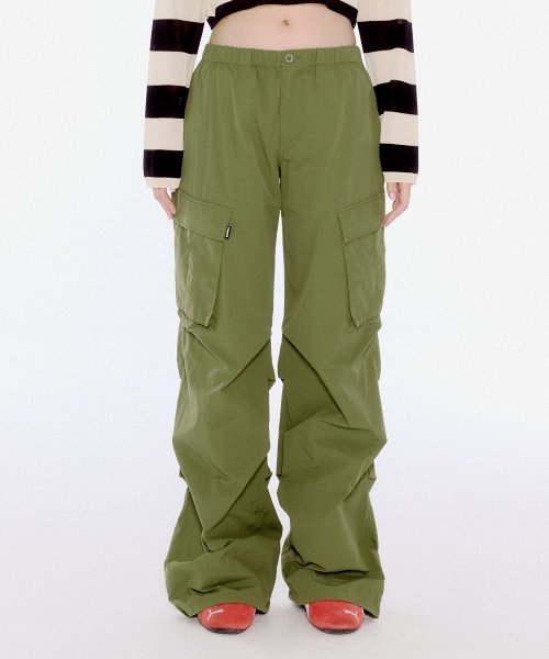 YOUHEE YOUHEE CARGO PANTS KHAKI YHPTEA001KK