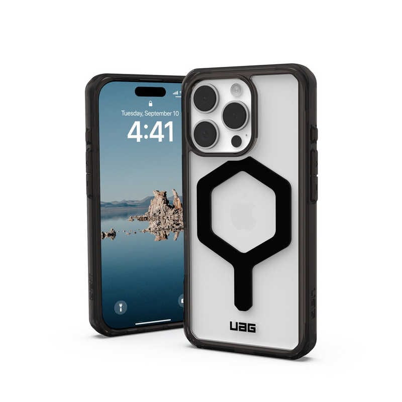 UAG　iPhone 16 Pro 耐衝撃ケース MAGSAFE対応 PLYO ブラック/ブラック　UAG-IPH24MA-YMS-BK