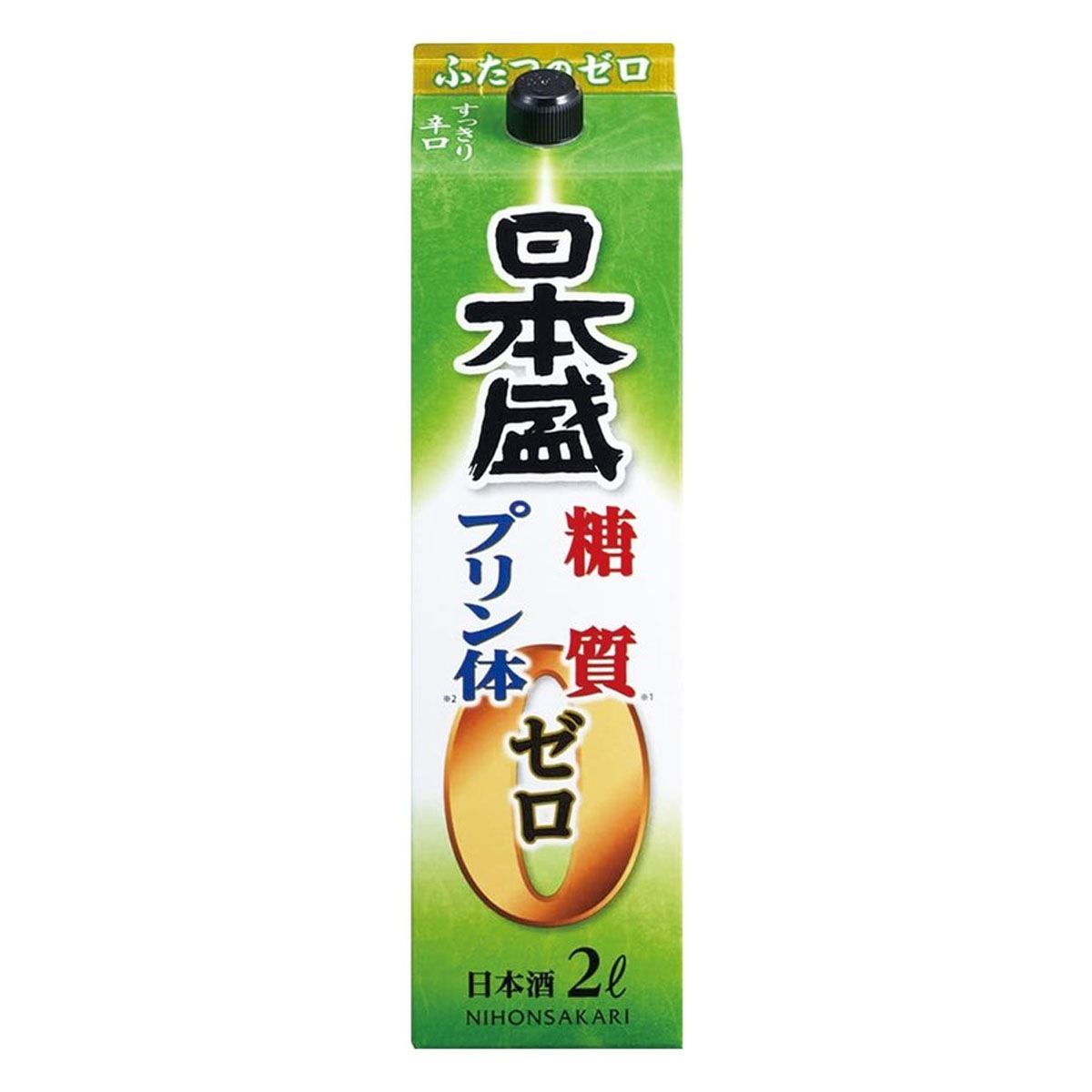 日本酒 日本盛 糖質ゼロプリン体ゼロ パック 2L(2000ml) 6本入 2ケース(12本)