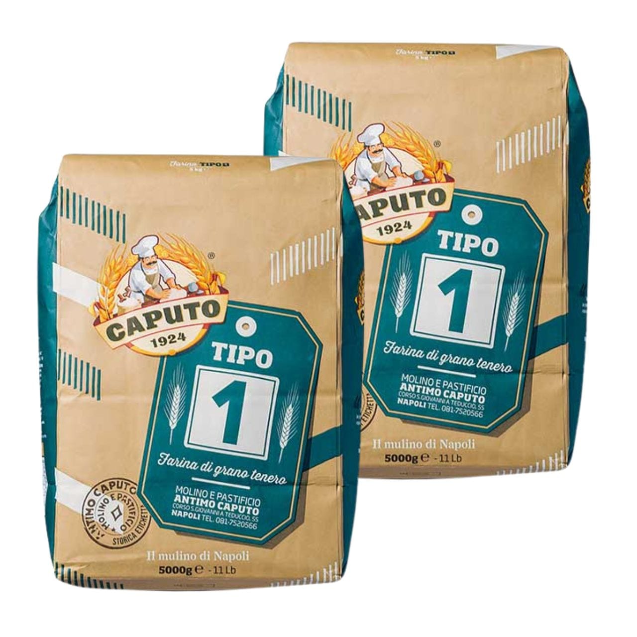 カプート ティーポ ウノ 5kg 2個 小麦粉 小麦 ピザ パン お菓子作り ドルチェ ピッツァ イタリア