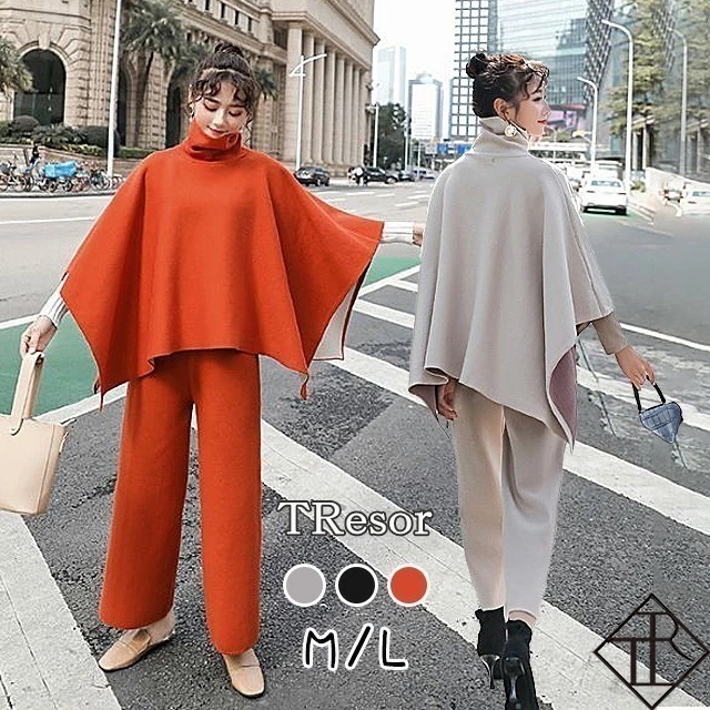 【即納】セットアップ レディース 秋冬 セットアップ ニット セットアップ カジュアル ワンピース レディース 大人可愛い 可愛い かわいい おしゃれ 綺麗 きれい キレイめ 体型カバー 長袖 ニッ