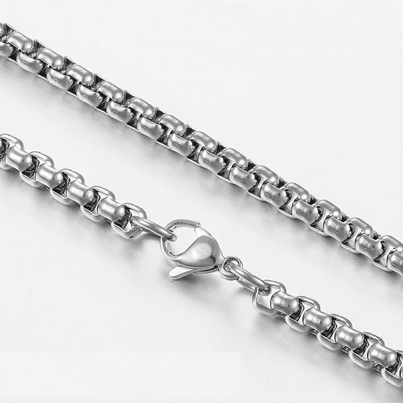太さ 6mm 甲丸ステンレスネックレスチェーン 首飾り アクセサリー 銀色 シルバー 丸型 長い 短い 定番 人気 男性 女性 どんなペンダントトップにも似合う 鎖 太め stc00-00087xx 6,600円