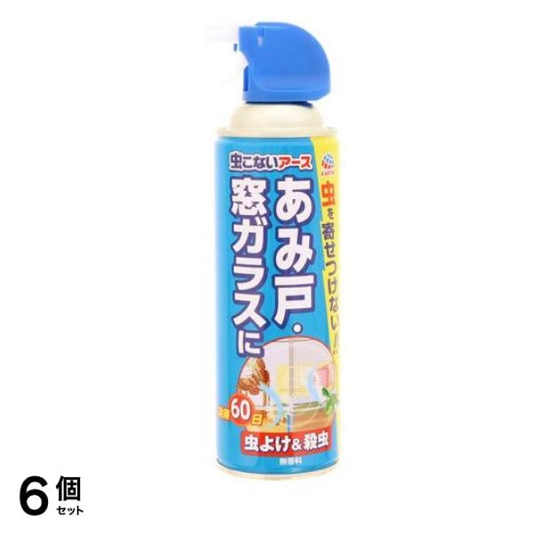 虫こないアース あみ戸・窓ガラスに 450mL 6個セット