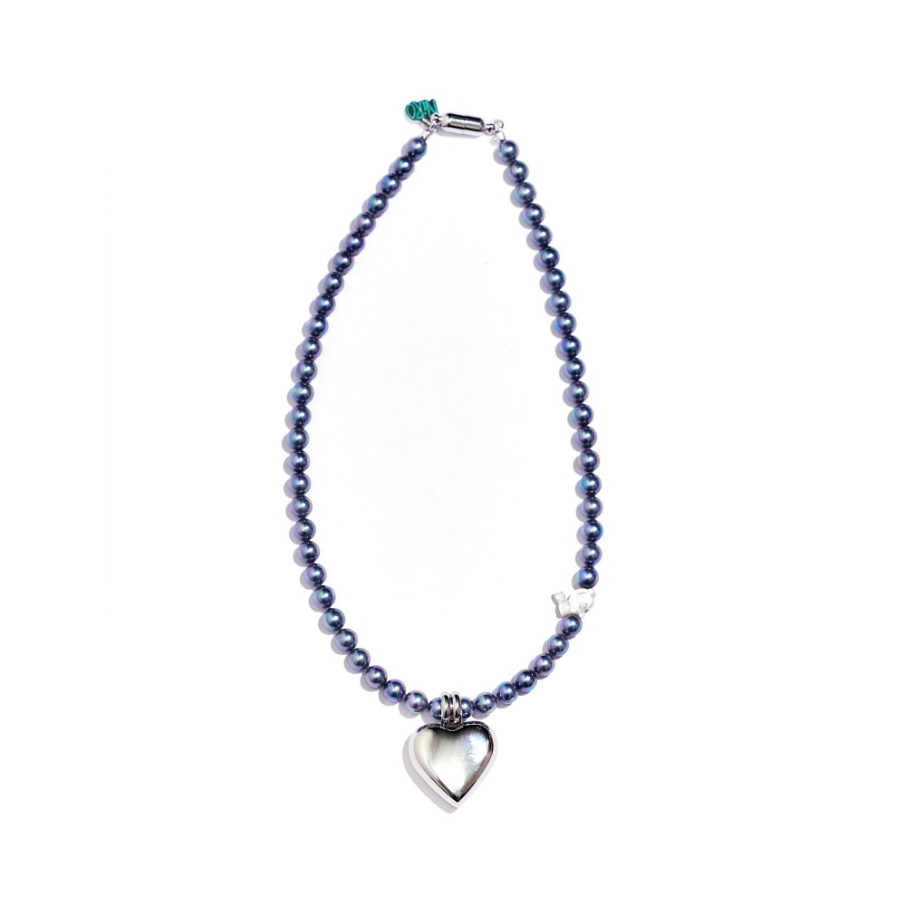 【NIRO SERENDIPITY】 SURGiCAL HEART RABBiT BLACK PEARL NECKLACE #94 ネックレス 正規品