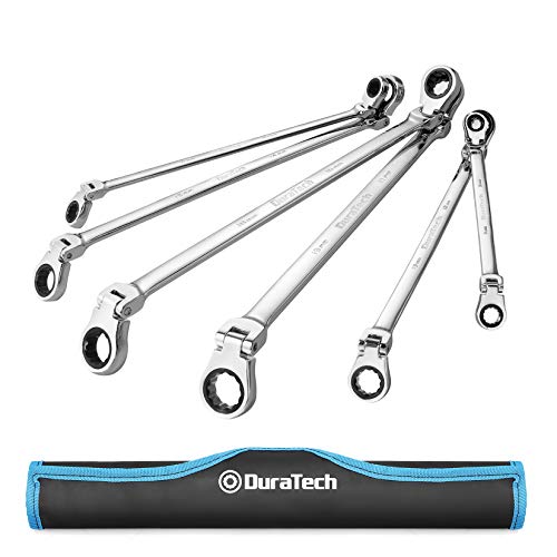 DURATECH ラチェットメガネレンチ フレックスラチェットレンチ ロングタイプ 8*19mm 7