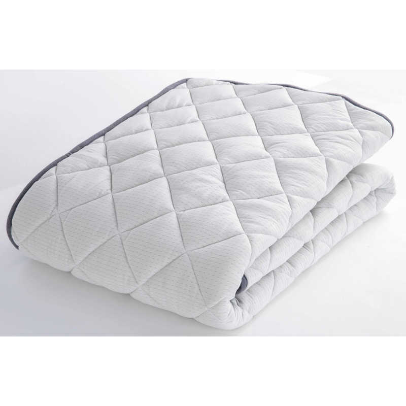 フランスベッド　LTフィット羊毛ベッドパッド 除菌機能糸アグリーザ使用 [ワイドダブルサイズ /154×195 ]