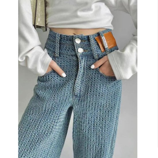 ワイドレッグパンツ レディース パンツ ボトムス ワイドパンツ 長ズボン ストレートパンツ ルーズシルエット カジュアル お出かけ おしゃれ ポケット ハイウエスト ブルー パンツ