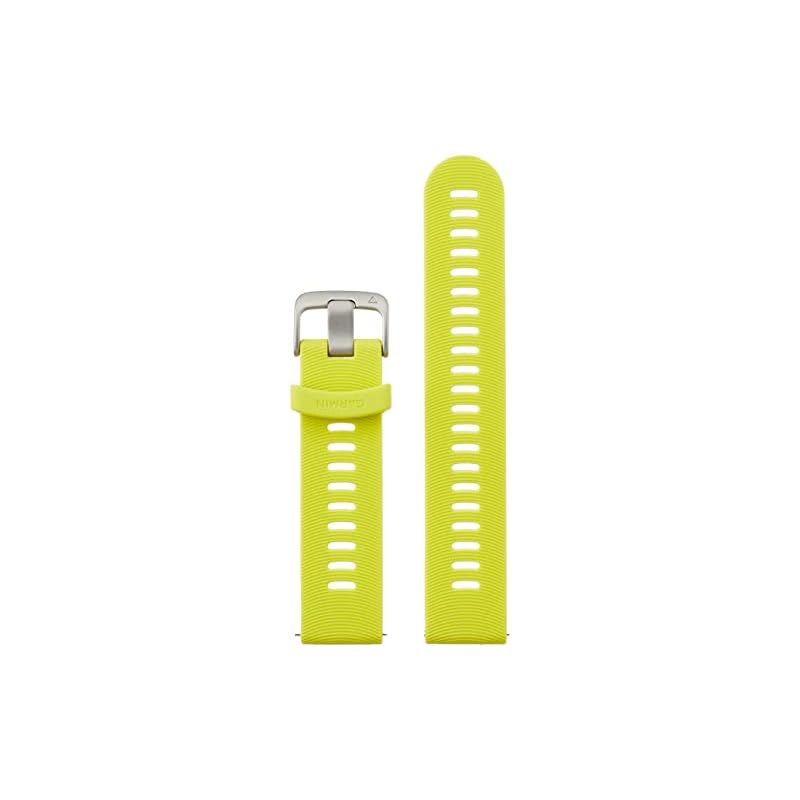 【3日以内発送】GARMIN(ガーミン) Quick Release バンド 20mm Sports Amp Yellow シリコン 010-11251-2H【GARMIN純正品】