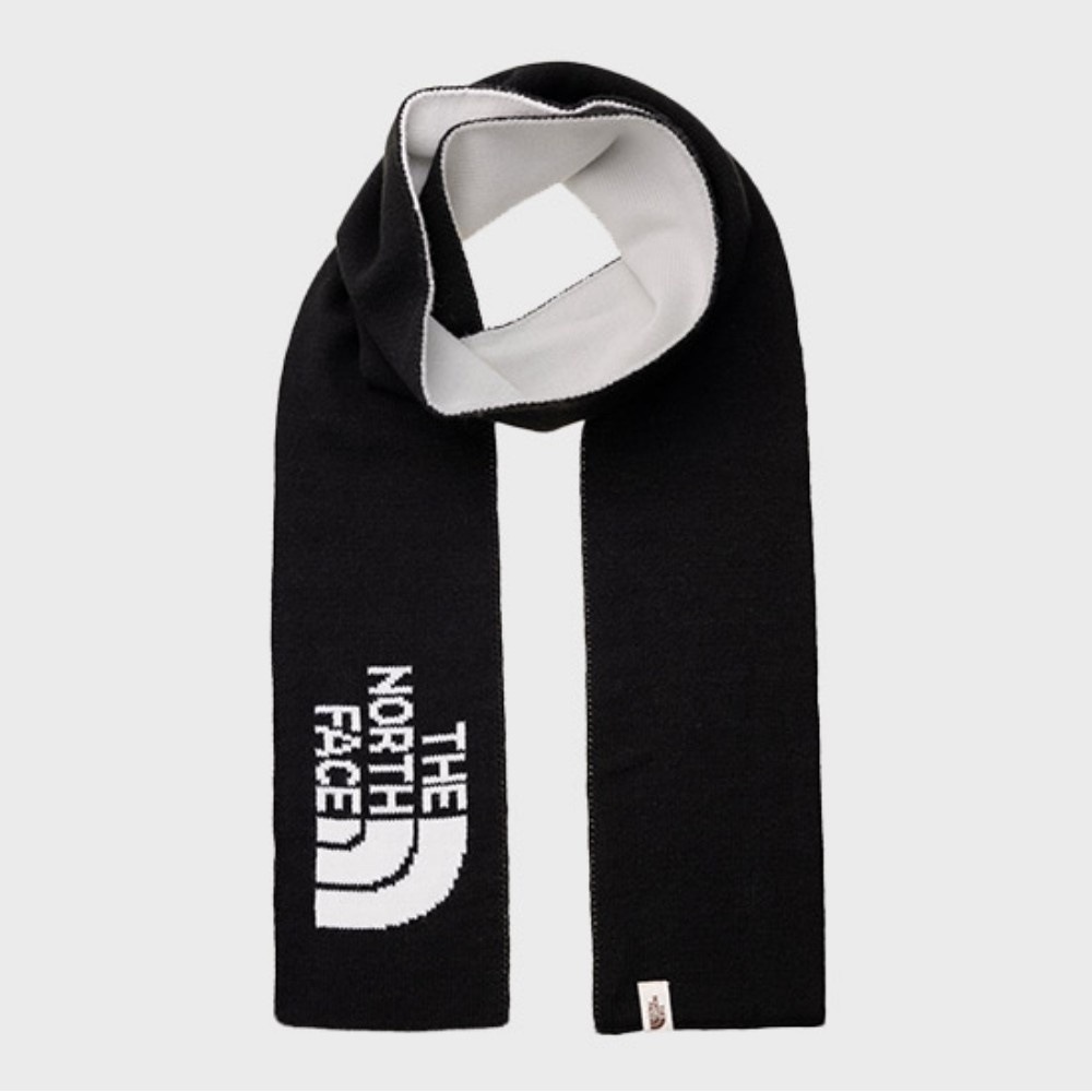 ノースフェイスホワイトレーベルメローニットマフラー NA5IQ52J_BLK