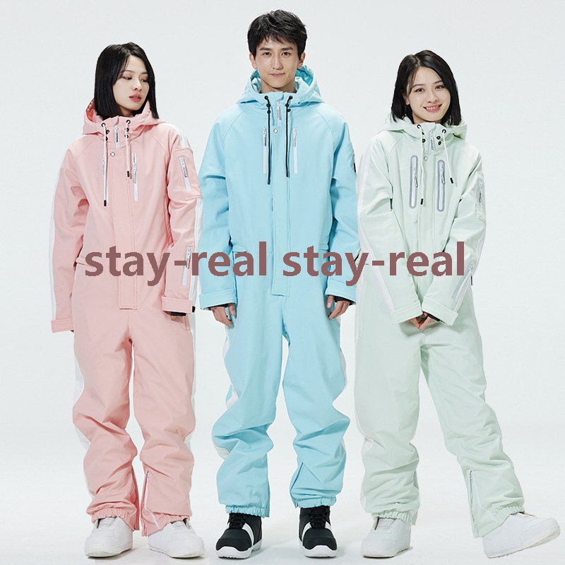 [迅速な出荷] 上下セットスノーパンツ スノーボードウェ ジャンプスーツ アスキーウェア 男女通用