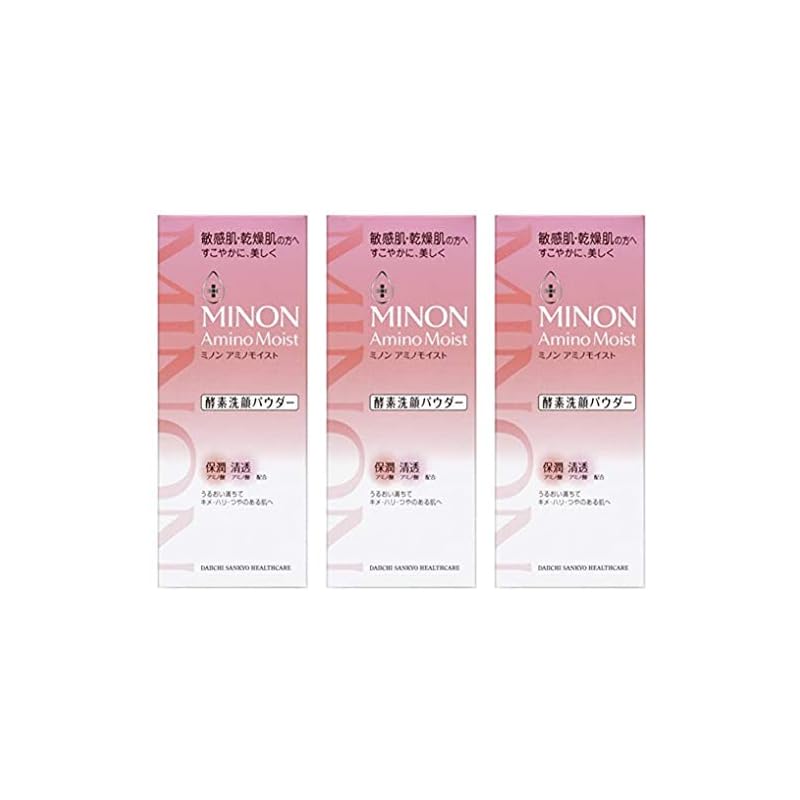 【3個】ミノン アミノモイスト クリアウォッシュ パウダー(酵素洗顔) 35gx3個 (4987107616302-3)
