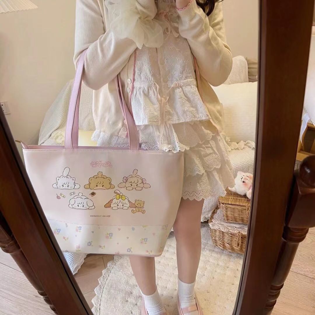 Mikkoトートバッグおしゃれ授业通勤バッグレディースショルダーバッグ大容量可爱いバッグ