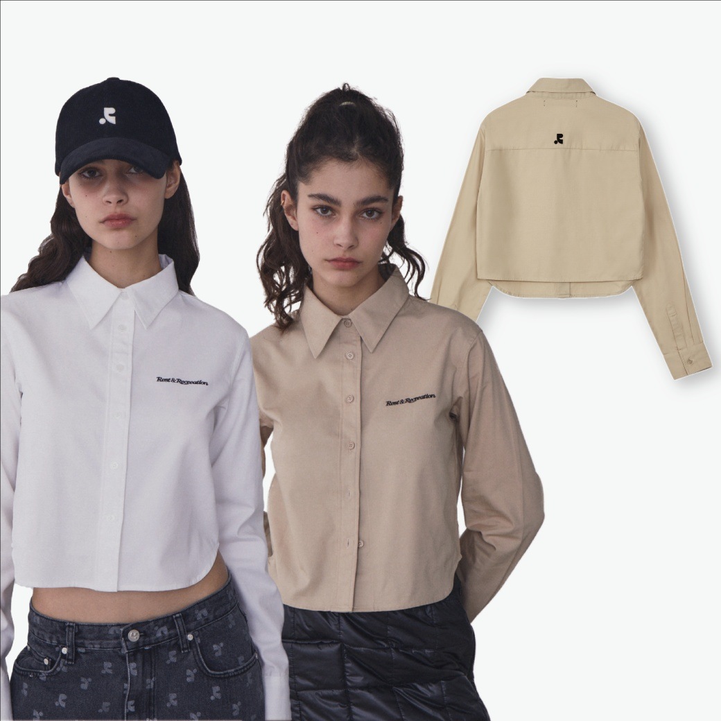RR COTTON CROPPED SHIRTS