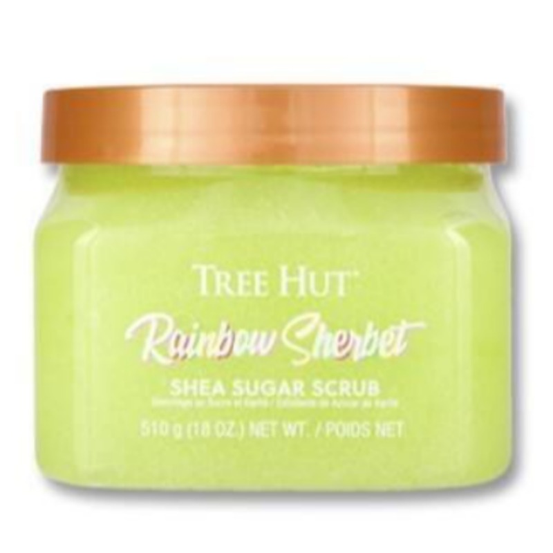レインボーシャーベット シアシュガー スクラブ 510g/ 甘酸っぱいライムキャンディーの香り