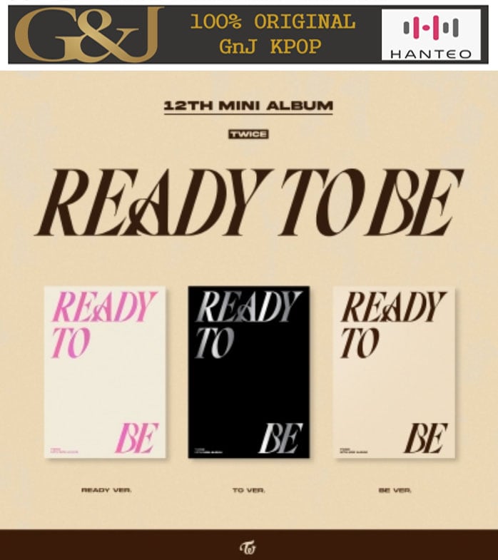 TWICE - READY TO BE 12th Mini Album 3種セット