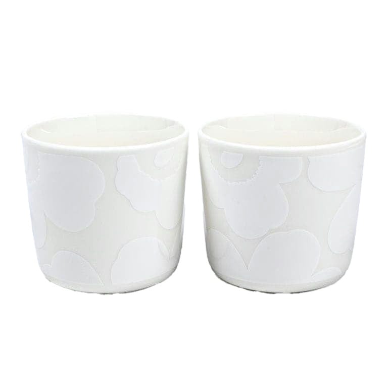 ラテマグ ペア 2個セット ウニッコ コーヒーカップ スモール ナチュラルホワイト×ホワイト 072592 100