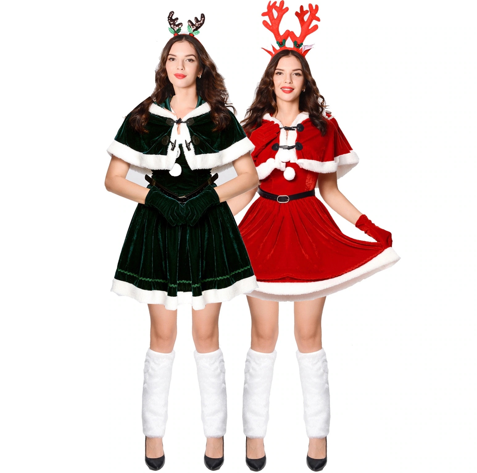 セクシー クリスマス服セット 大人 コスプレ コスプレ 制服 サンタコスプレ衣装 クリスマス レディース ワンピース 5,317円