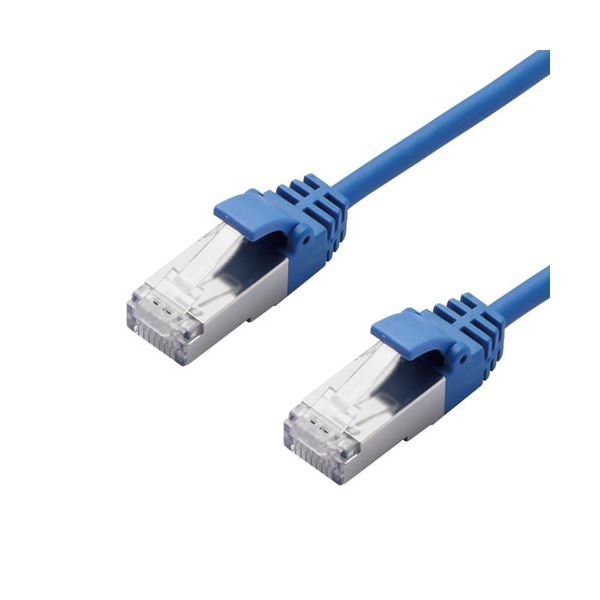 （まとめ） エレコム LANケーブル／CAT7／スリム／2m／ブルー LD-TWSS／BU2 (×3セット) 6,216円