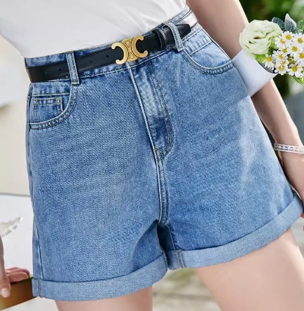 レディース パンツ ボトムス ショートパンツ ショート 膝上 ワイド ハイウエスト かわいい 大人可愛い シンプル カジュアル おしゃれ かっこいい レトロ ラフ メンズライク ボーイッシュ