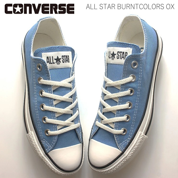 オールスター バーントカラーズ OX ALL STAR BURNTCOLORS OX フェイデッドブルー 31310351