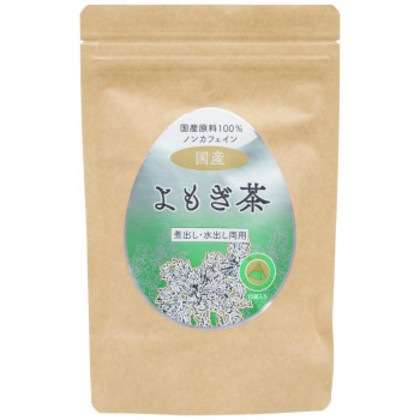 ゼンヤクノー 国産原料100％ よもぎ茶 ティーバッグ 37.5g(2.5g×15包) 005652 ×20袋セット