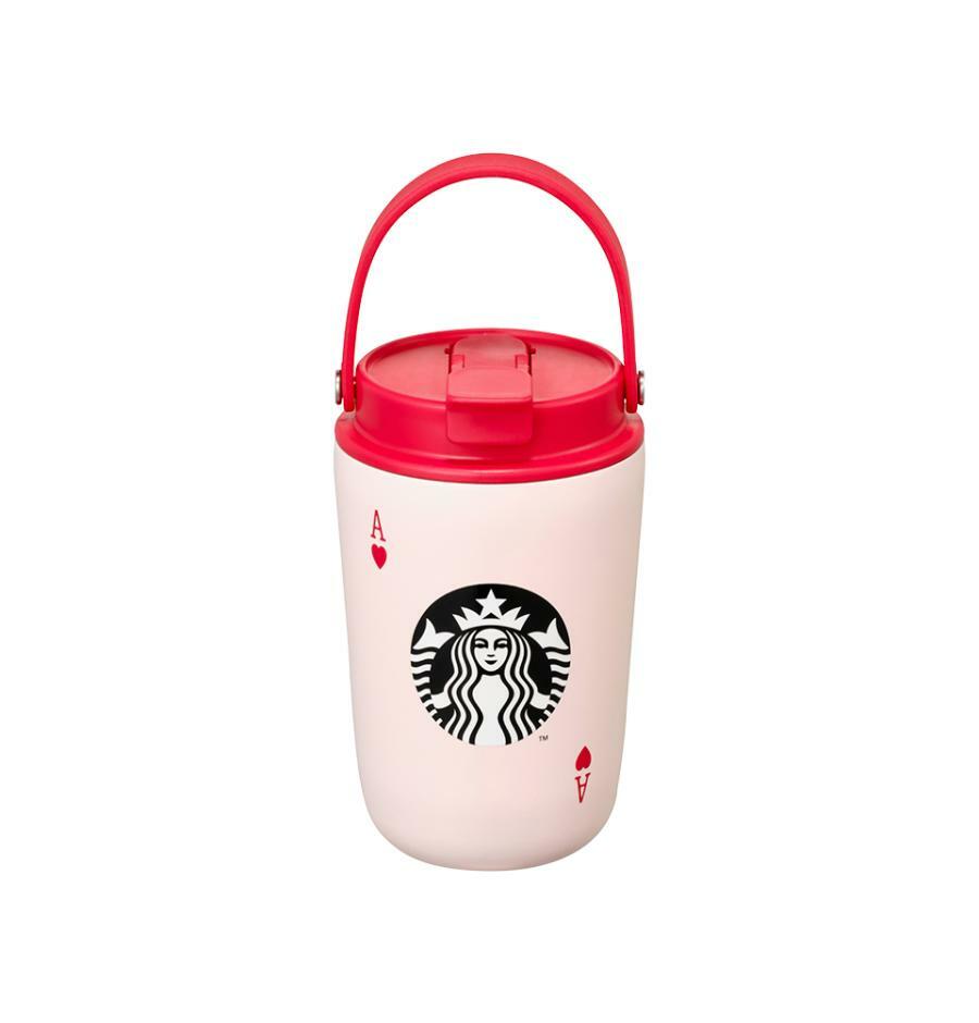 SS ハートフル リンゴ コールドカップ 384ml 韓国スターバ グッズ