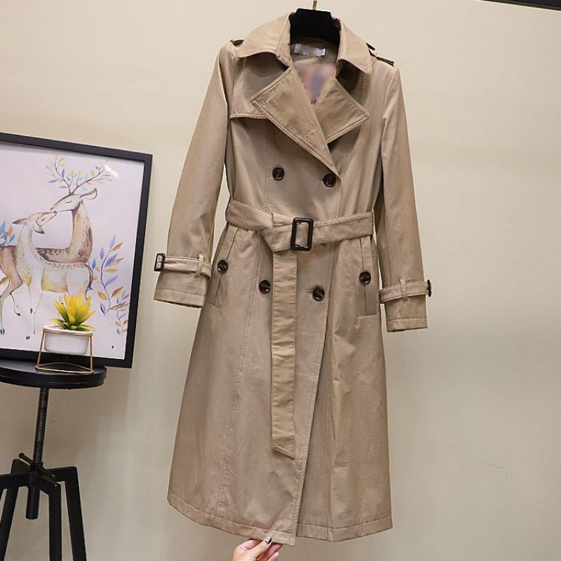 トレンチコート ロング丈 テロンチ 大きいサイズ スプリングコート レディース 40代 50代 春 アウター カジュアル ベルト付き 大きいサイズ 膝下 ジャケット 着やせ 入学式 通勤 ロング丈 防 6,287円