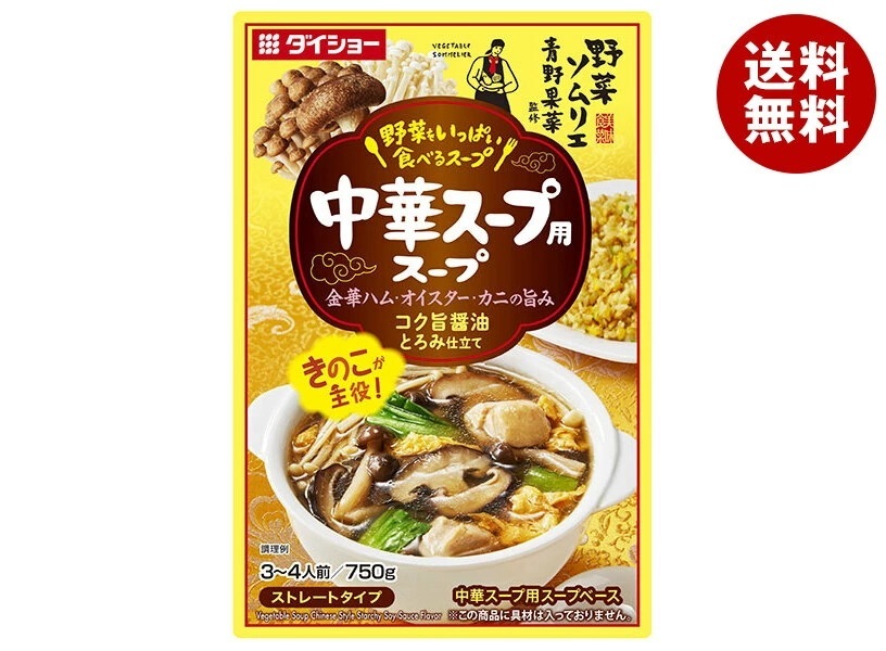 ダイショー 野菜をいっぱい食べるスープ 中華スープ用スープ 750g＊10袋入＊(2ケース)