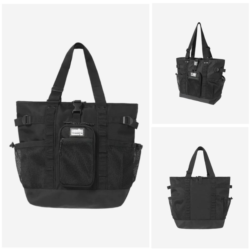【THIISNEVERTHAT】 THISISNEVERTHAT TNT SUPPLIES 25 TOTE BAG : BLACK
