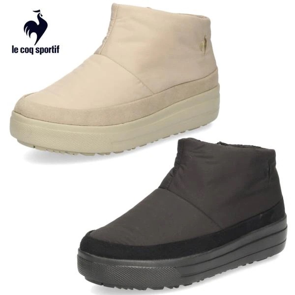 ルコック レディース ブーツ 厚底 防水 靴 ルコックスポルティフ LCS テルナ BB スマート ショート QL3WJD93BK ブラック QL3WJD93MB ミルクベージュ 黒 防 6,224円