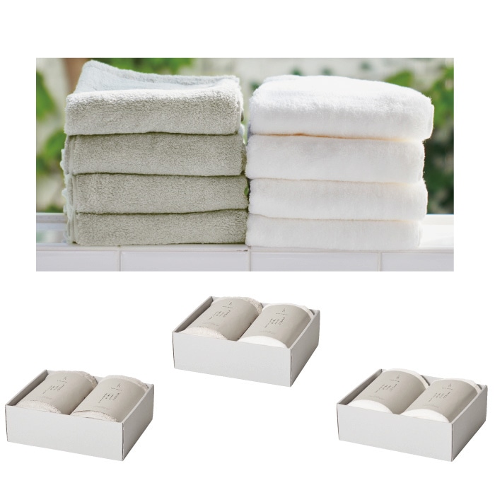 今治 バスタオル ギフトセット 2枚 ボディタオル 日本製 40cm幅 綿100% タオル コンパクト 吸水力 バス お風呂グッズ 肌に優しい 低刺激 ふわふわ 乾きやすい 箱入り BOX 子供 大人
