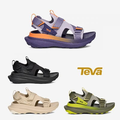 テバ 女性 極強 クッション ランニング ニット サンダル 3種 選択1 Aventrail STVF2616131-BCB 13,622円