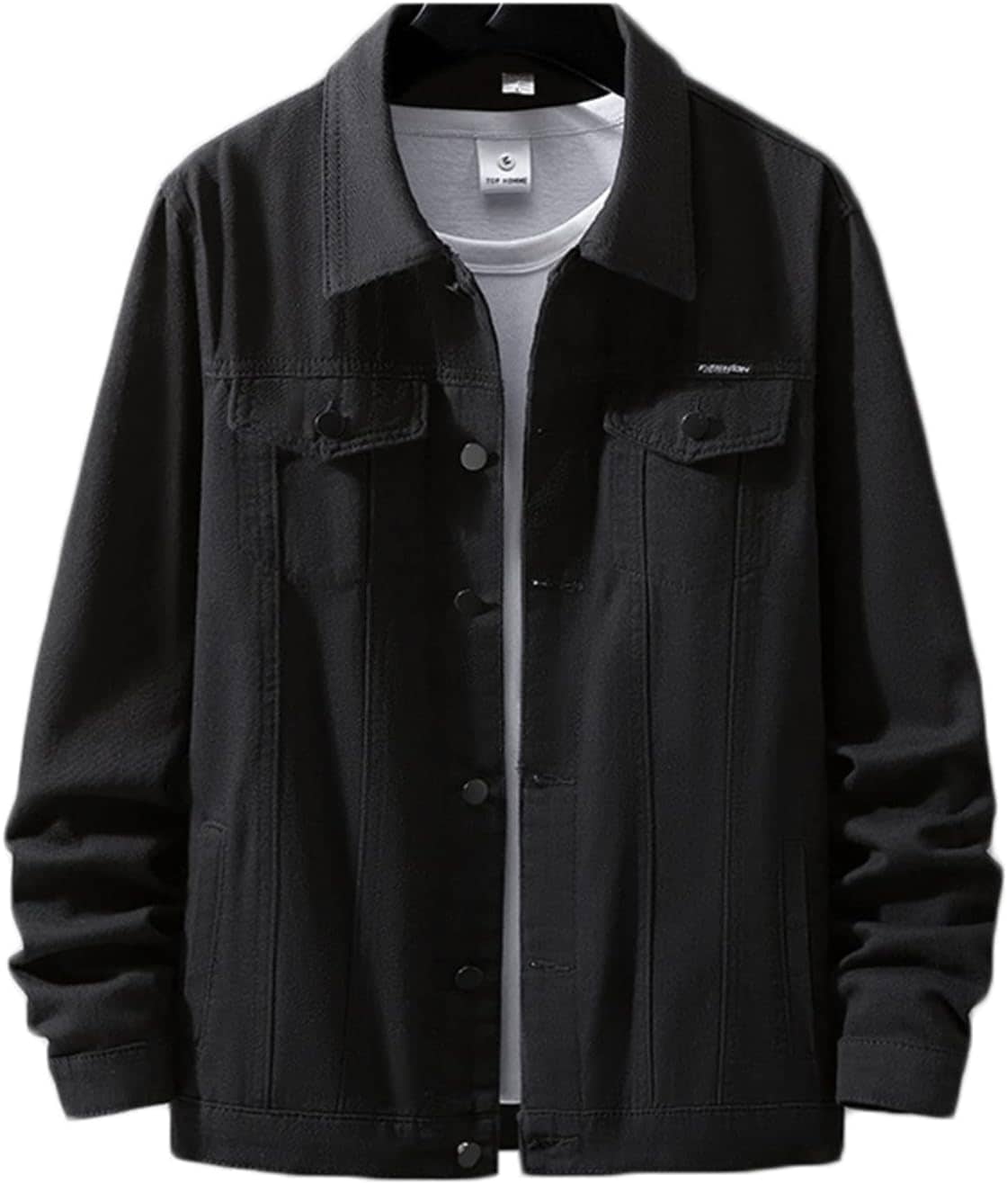 メンズ デニムジャケット 綿100 ブルゾン ジャンパー カッコイイ ショート コート 男性用 春 秋 長袖 ジャケット 薄手 作業着 ストリート系 シンプル 通学通勤 山登り 釣る ファッション ア