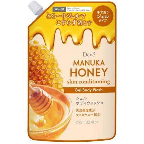 熊野油脂 ディブ マヌカハニー　ジェルボディウォッシュ 詰替 750ml 12本セット 【ケース販売】