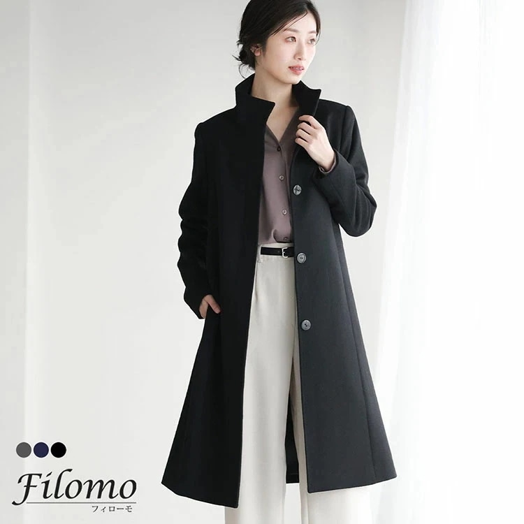 [Filomo]カシミヤブレンドウールチェスターコート