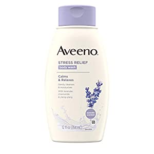 Aveeno Stress Relief Body Wash 12 by 期間限定の激安セール fl 84％以上節約 oz