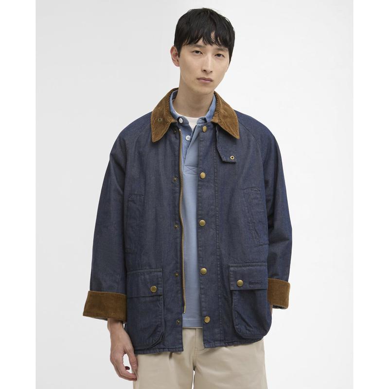 26SS 男女共用 ブルー OS Bedale デニム カジュアル ジャケット URJU6E108B3