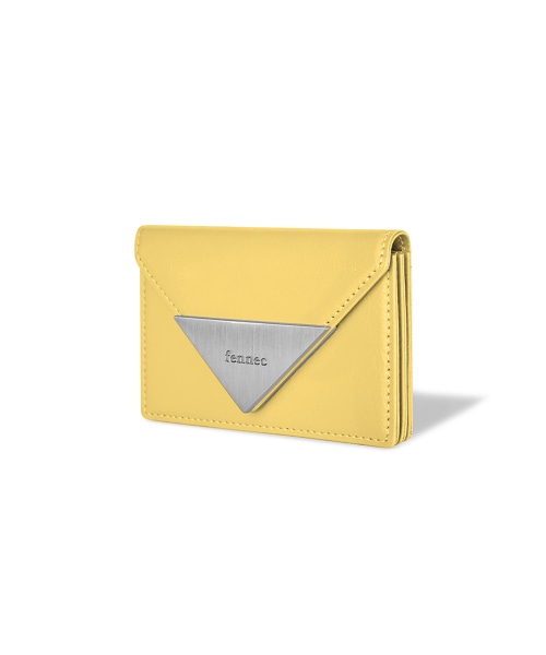 【FENNEC】 CRINKLE TRIANGLE ACCORDION POCKET - MARIGOLD 財布 正規品