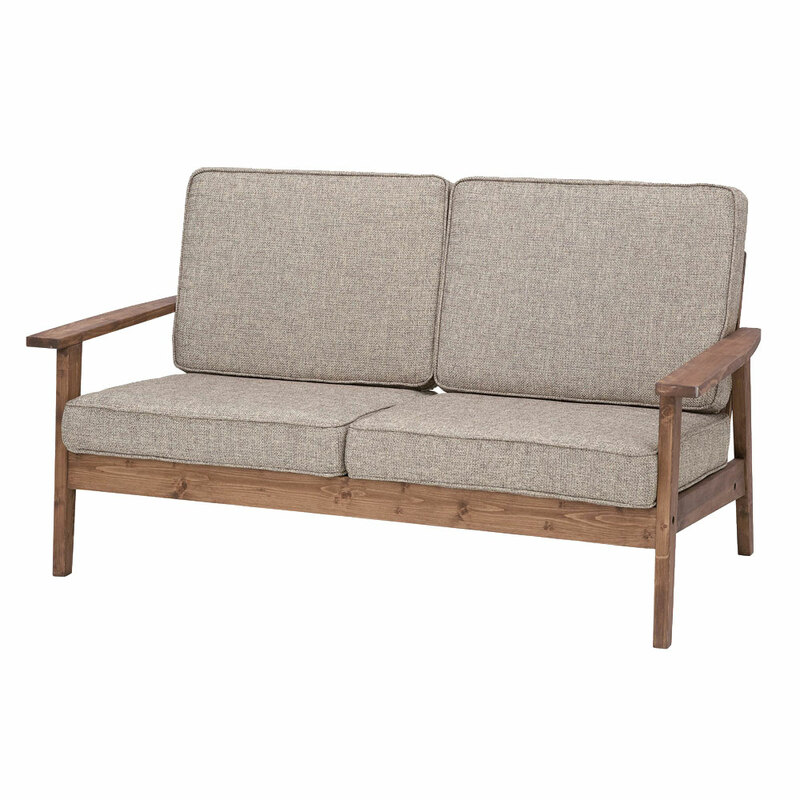 ルーアン ソファ CFS-846 【 カウチソファ リビング家具 二人掛け おしゃれ 2人掛けソファー ラブソファ インテリア雑貨 布地 】