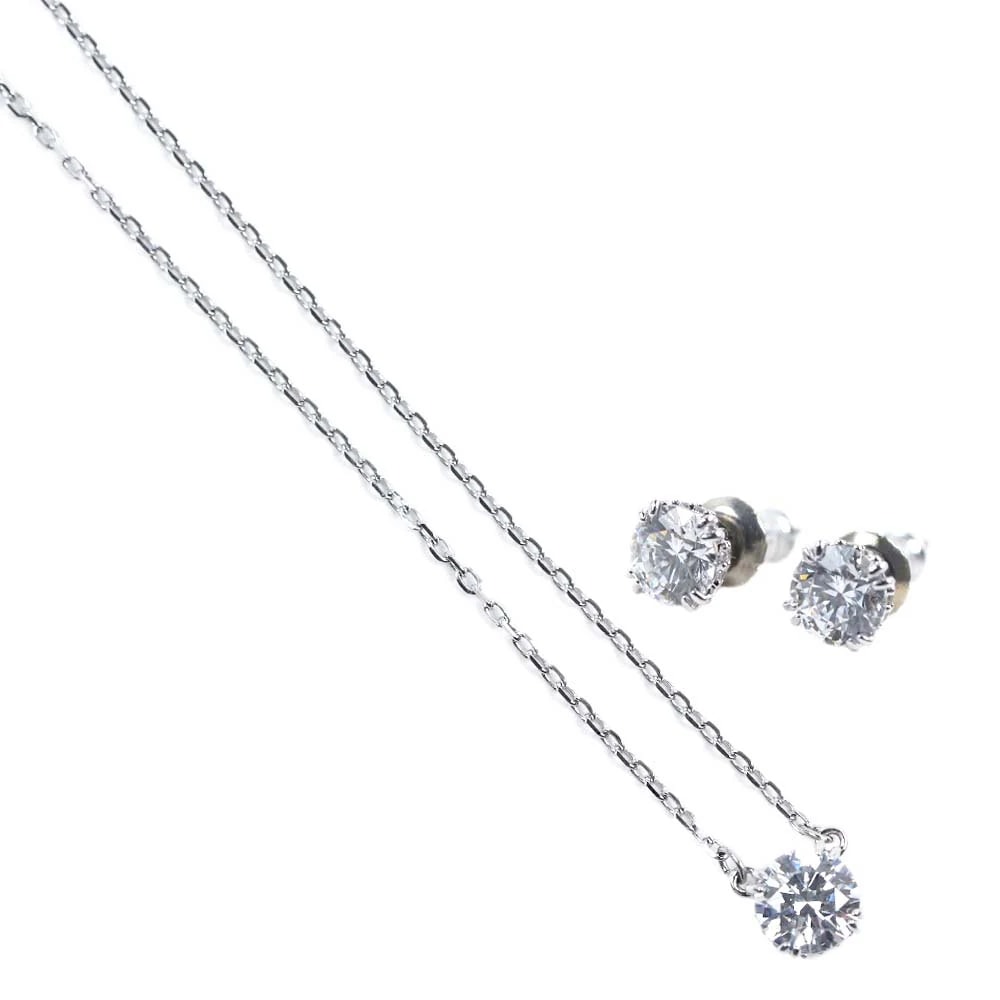 スワロフスキー ネックレス ペンダント ピアス セット SWAROVSKI レディース Stilla 5647663